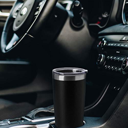20oz Tumblers Bulk Stainless Steel Cup with Lid Double Wall Vacuum Insulated Coffee Mug for Cold & Hot Drinks 8 Pack (8 Count)