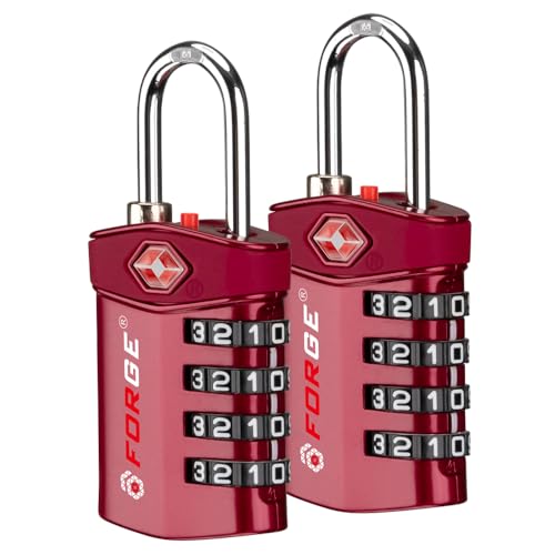 Travel Lock TSA Approved Luggage Locks for Air Travel (2 Count)