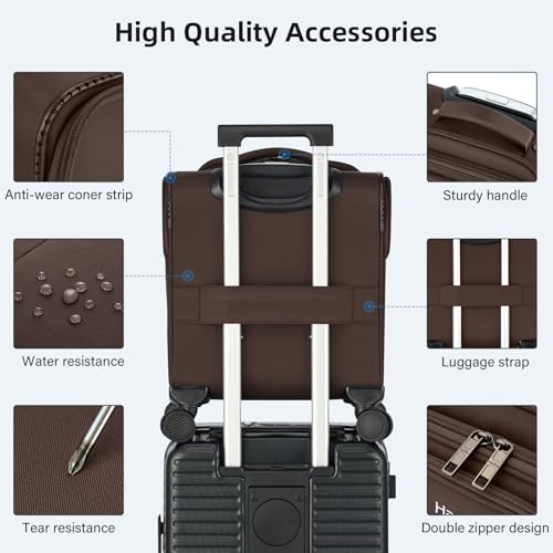 16 Inch Underseat Mini Carry On Luggage with Spinner Wheels