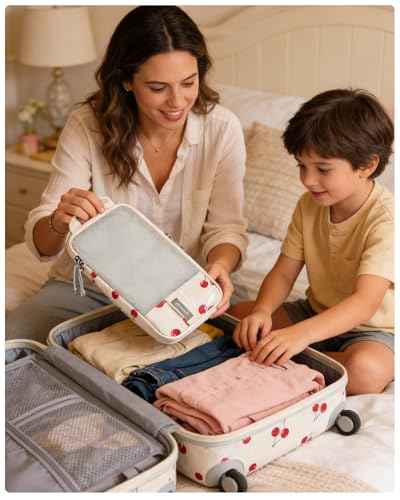 6 Set Compression Packing Cubes for Travel (6 Count)