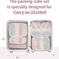 6 Set Compression Packing Cubes for Travel Women Men