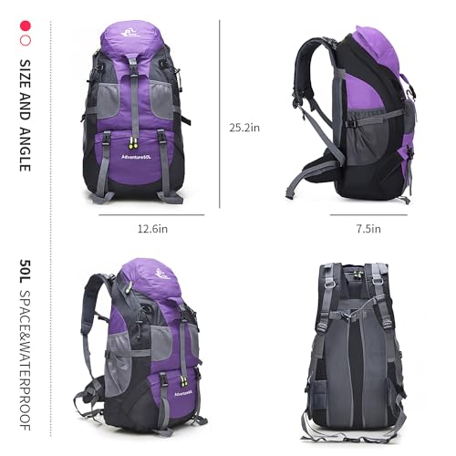50L Hiking Backpack