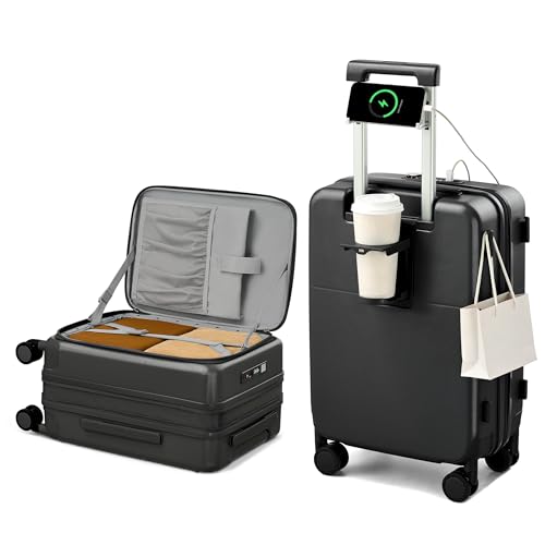 20 Inch Expandable Carry On Luggage 22x14x9 Airline Approved