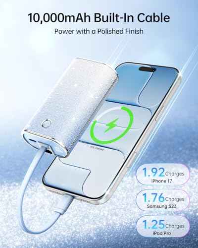 Sparkly 10000mAh Portable Charger