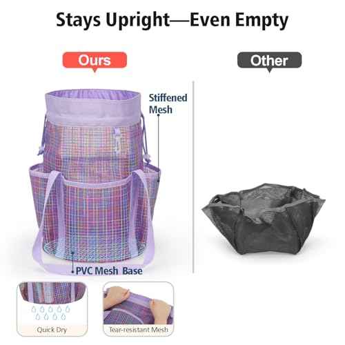 Mesh Shower Caddy Portable with Drawstring