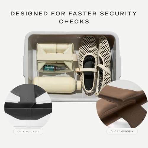 Parcel Clear Travel Kit with Zipperless Magnetic Closure