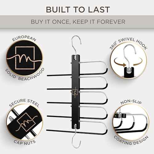 Pants Hangers Space Saving (4 Count)