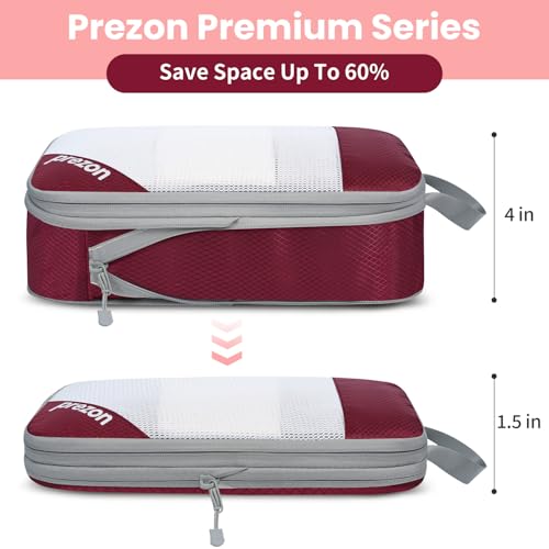 Compression Packing Cubes for Travel (6 Count)