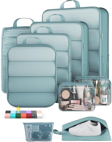 9 11 Set Compression Packing Cubes for Travel Essentials (9 Count)