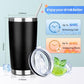 20oz Tumbler with Straw and Brush