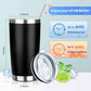 20oz Tumbler with Straw and Brush