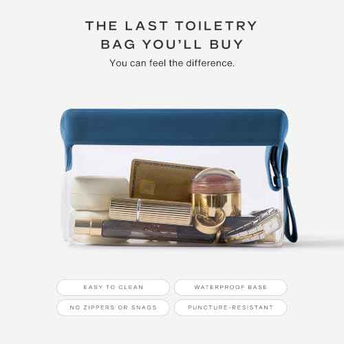 Parcel Clear Travel Kit with Zipperless Magnetic Closure