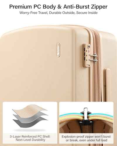 20 Inch Expandable Carry On Luggage