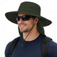 UPF 50+ Wide Brim Sun Hat with Neck Flap