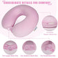 Travel Neck Pillow 100% Pure Memory Foam Airplane Pillow for Head Support