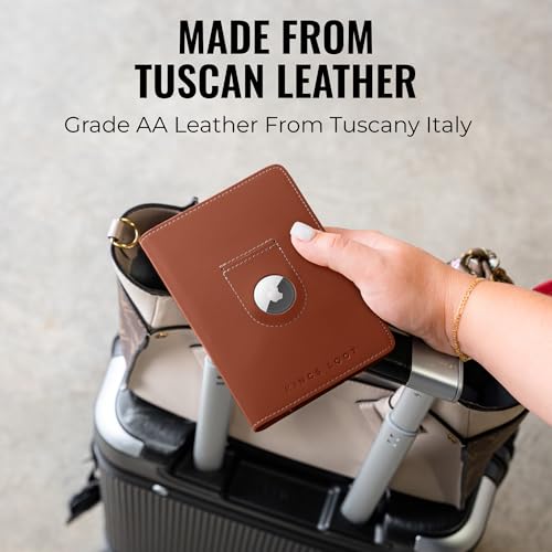 Passport Wallet with AirTag Holder
