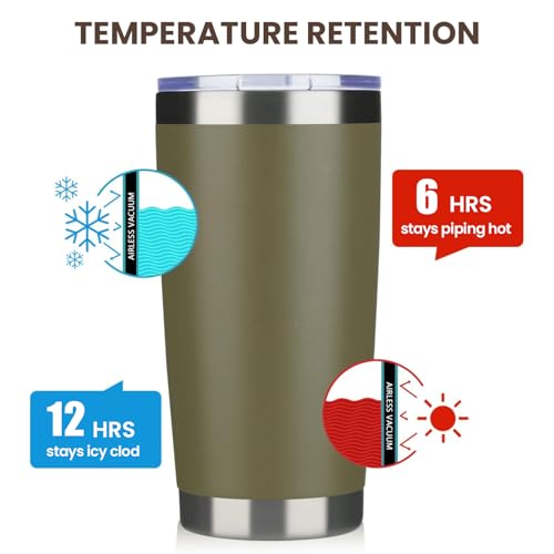 20oz Tumbler Cup Double Wall Vacuum Insulated Travel Mug Bulk
