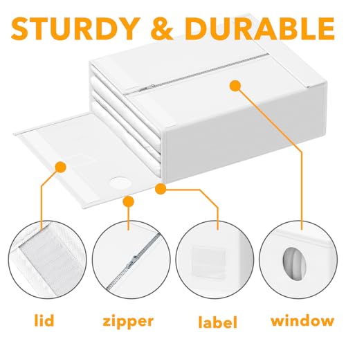 3 Pack Bed Sheet Organizers and Storage (3 Count)