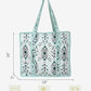 100% Cotton Quilted Tote Bag For Women