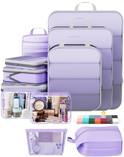 11 Set Compression Packing Cubes Garment Bags for Travel Essentials (11 Count)