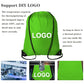 60 Pieces Drawstring Backpack Bags Sports Sackpack Bulk Cinch Gym Bag for Women Men Outdoor Sports Backpack for St. Patrick's Day Gift (60 count)
