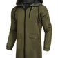 Men's Rain Jacket Waterproof Cycling Packable Raincoat with Hood Lightweight Windbreaker