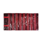 Travel Jewelry Roll Bag Portable Organizer Pouch With Grids&PVC Cover Storage Bags for Necklace