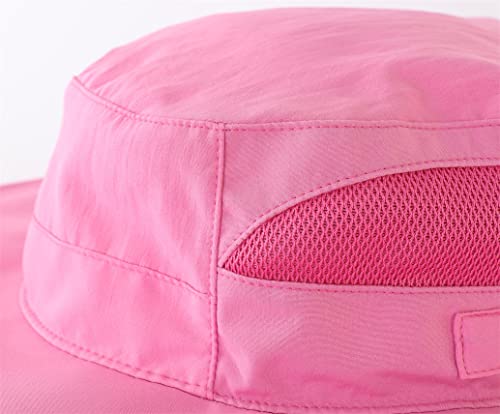 Women's UPF 50+ Safari Sun Hat Breathable UV Protection Fishing Hat