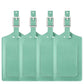 4 Pack Leather Luggage Tags for Suitcases Travel Labels (4 Count)