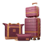 Luggage Sets with spinner wheels (4 Count)