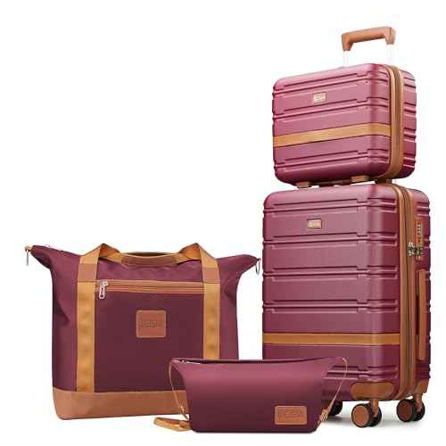 Luggage Sets with spinner wheels (4 Count)