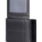 Wallet for Men RFID Blocking Genuine Leather Mens Wallets Bifold with 2 ID Window 13 Card Slots black stripe
