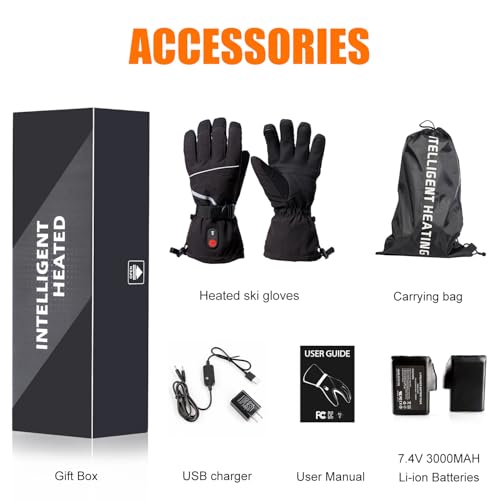 Heated Motorcycle Gloves for Men Women