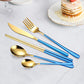 6 Pieces 18 8 Stainless Steel Flatware Set Portable Reusable Cutlery Set Travel Utensils Set Including Chopsticks Knife Fork Spoon Straws Cleaning Brush Dishwasher Safe (6 Count)