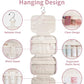 Striped Hanging Toiletry Bag for Women Travel Makeup Bag Organizer Toiletries Bag for Travel Size Essentials Accessories Cosmetics