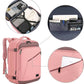 Pink Grey Travel Backpack for Women
