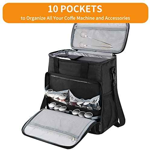 Travel Coffee Maker Carrying Bag Single Serve Coffee Maker Portable Storage Bag with Shoulder Strap