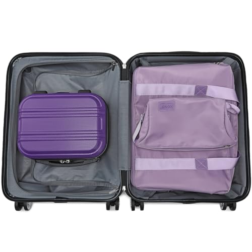 Luggage Set 4 Piece Carry On Hardside Luggage with Spinner Wheels (4 Count)