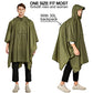 Reusable Rain Poncho for Adults