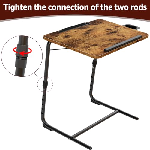 Folding TV Tray Adjustable Dinner