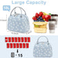 Lunch Bag for Women Men Cute Corduroy Lunch Tote Bags Reusable Insulated Lunch Box Large Capacity Reusable Insulated Cooler for Work Picnic or Travel