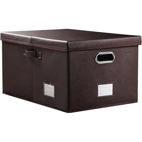 Collapsible Storage Box with Lid [1