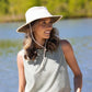 Cimarron Safari Sun Hat with Wide Brim for Outdoor Fishing Hiking Beige