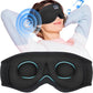 Sleep Mask Bluetooth Headphones Weighted Sleeping Mask 3D Eye Mask Pressure Relief Night Sleep Eye Mask Music Sleeping Headphones for Side Sleepers Meditation Gifts for Men Women