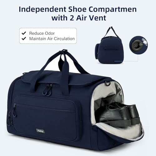 24 Inch Medium Travel Duffle Bag with Shoe Compartment