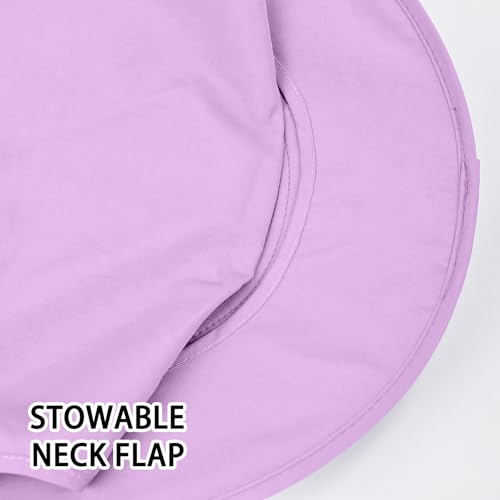Sun Hats for Men Women Fishing Hat UPF 50+ Face Cover Wide Brim Bucket Hats Summer UV Protection Safari Hat with Neck Flap