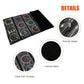 Travel Jewelry Roll Bag Portable Organizer Pouch With Grids&PVC Cover Storage Bags for Necklace