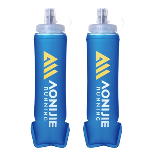 Collapsible Flask Soft Folding Water Bottles (2 Count)