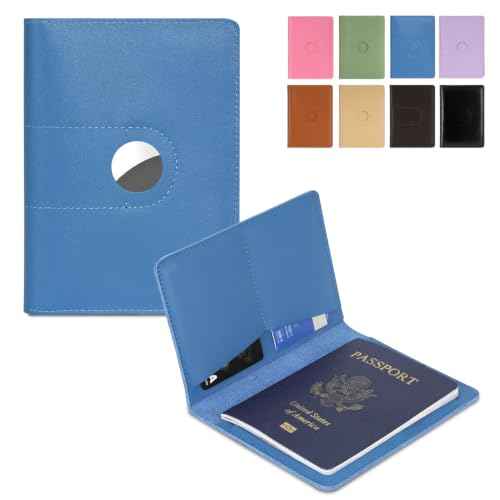Full Grain Leather Passport Holder Cover for Men and Women Travel