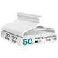 Pack of 50 Coat Hangers (50 Count)